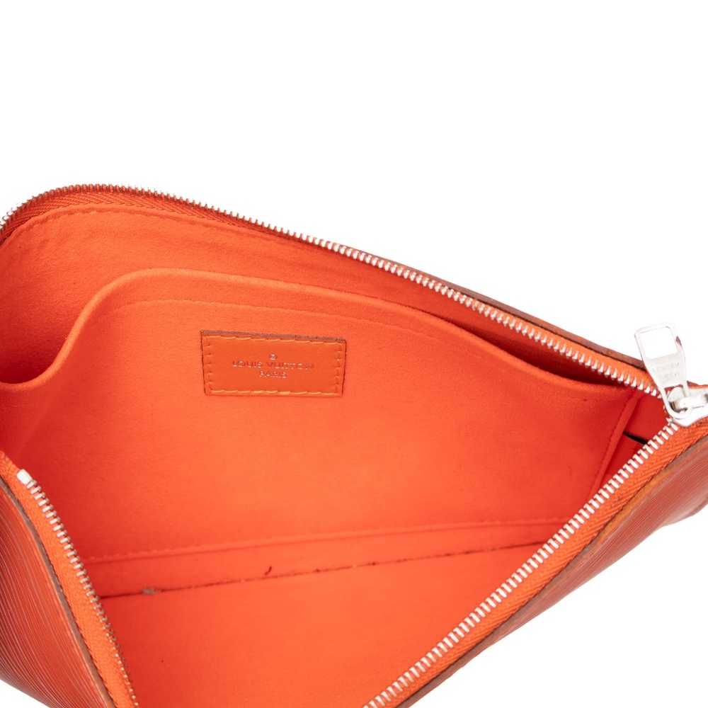 Louis Vuitton‎ Epi Neverfull MM Tote Bag – Orange Red – USA Made – With Pouch - Picture 12 of 15